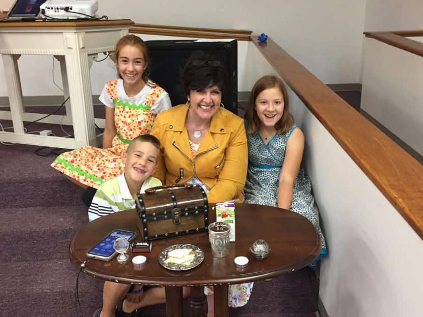 daniah with children at shomair israel knoxville tn