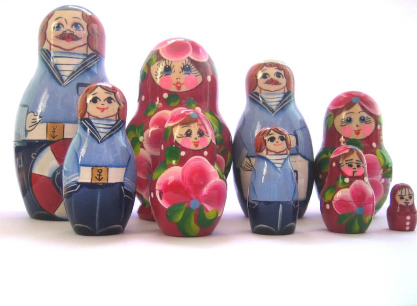 nesting doll family